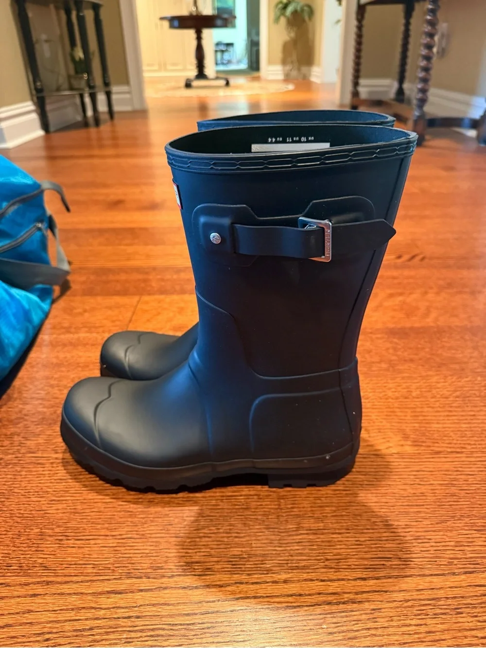 Hunter short men’s matte rain boots